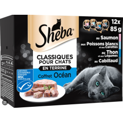 Pâtée pour Chats Sheba Coffret Ocean