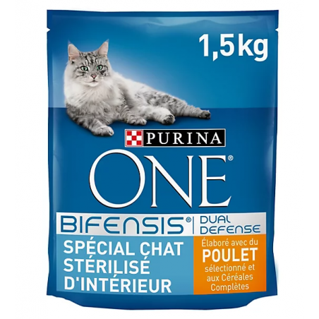 Croquettes pour Chats Purina One au Poulet 1.5 kg