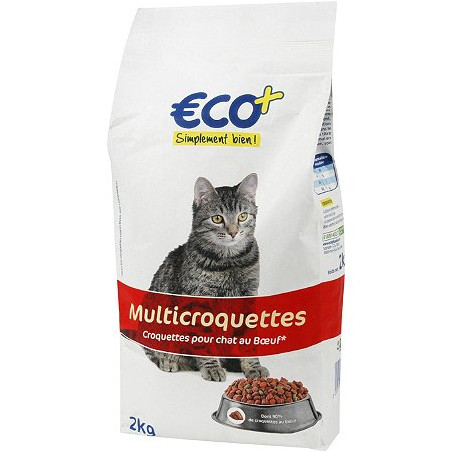 Croquettes pour Chats Eco + 2 kg